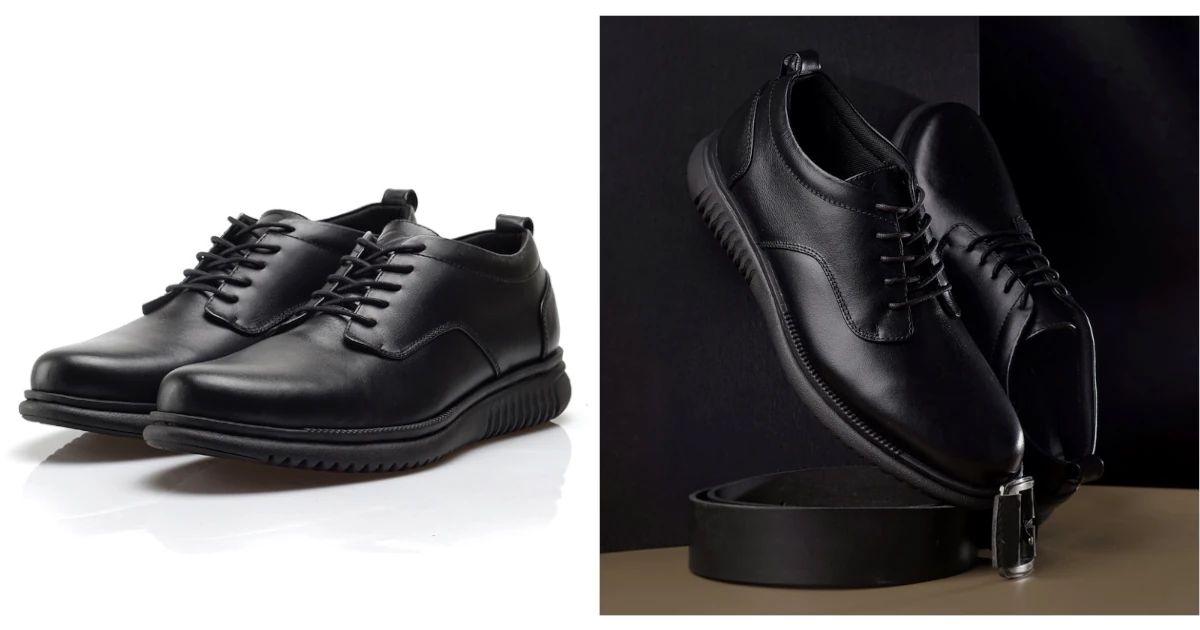 Kenzios Hatta Black Series Sepatu Formal Pria (Sumber gambar: Akun Shopee @kenzios.id)